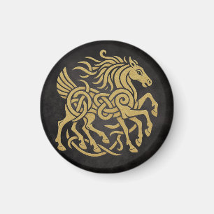 Imã Cavalo de Oito Pernas Sleipnir Mitologia Nórdica D