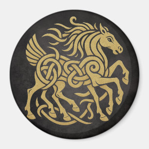 Imã Cavalo de Oito Pernas Sleipnir Mitologia Nórdica D