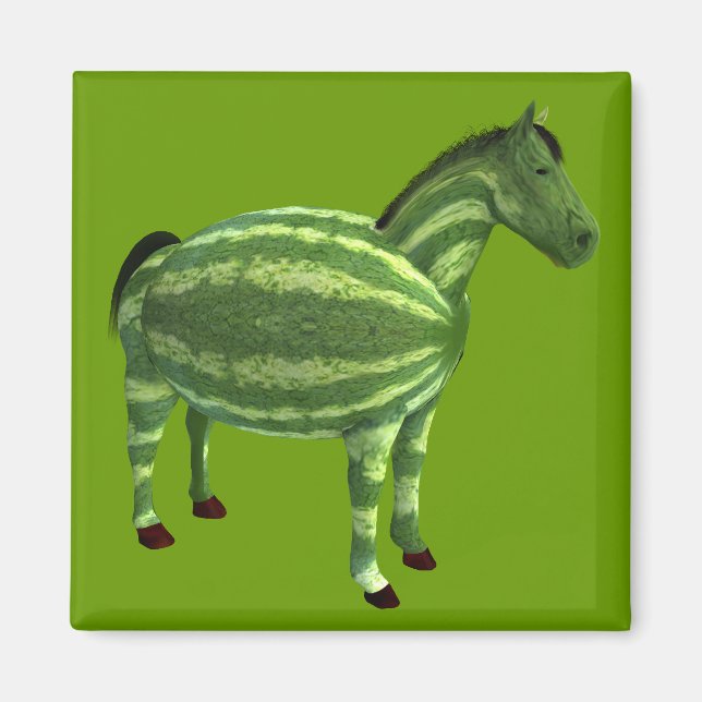 Imã Cavalo do Dia da Melancia Nacional (Frente)