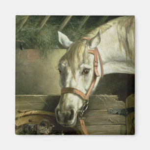 Imã Cavalo e gatinhos, 1890