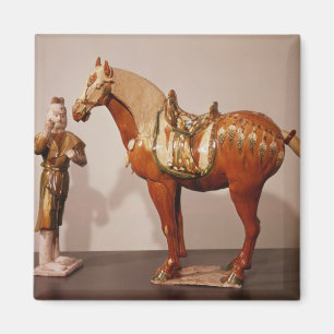 Imã Cavalo e noivo, dinastia de Tang