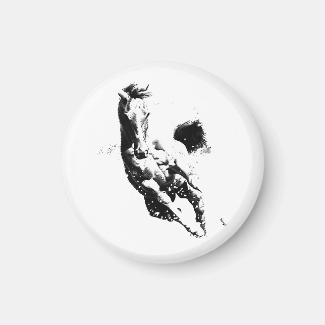 Imã Cavalo em Execução (Frente)