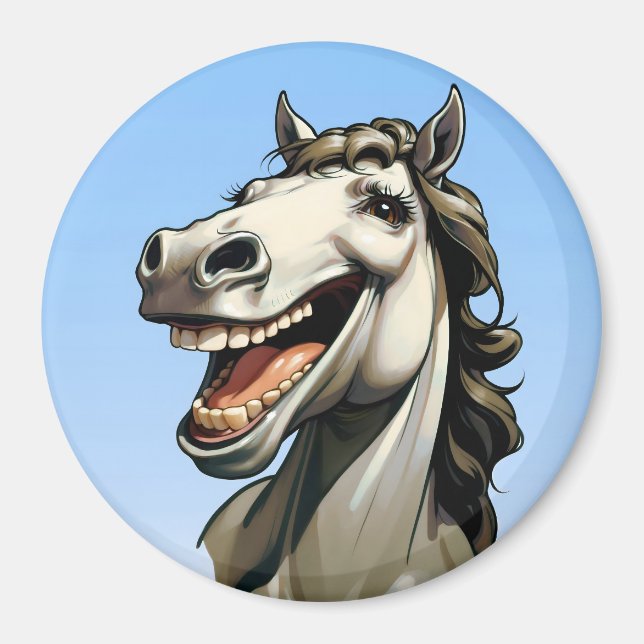 Imã cavalo engraçado (Frente)