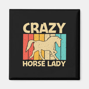 Imã Cavalo legal Para Mulheres Meninas Equestrian Hors