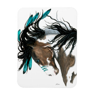 Ímã Cavalo majestoso do Pinto por Bihrle