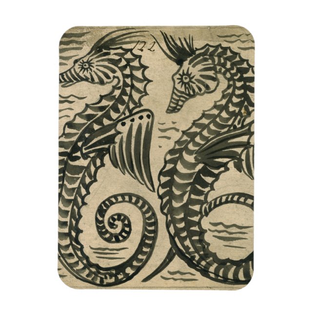 Ímã Cavalo marinho (c/c no papel) (Vertical)