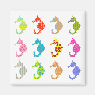 Imã Cavalo marinho modelado