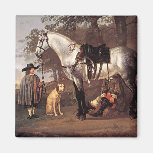 Imã Cavalo na Paisagem Aelbert Cuyp