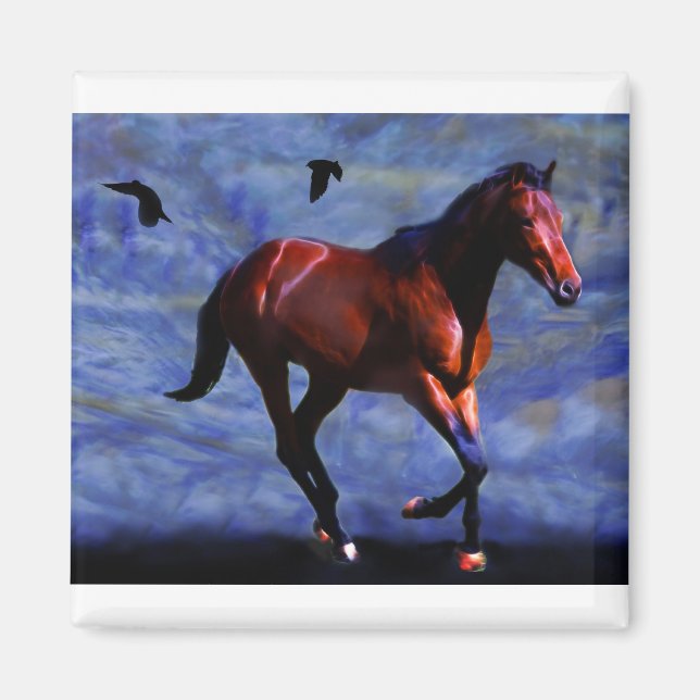 Imã Cavalo selvagem (Frente)