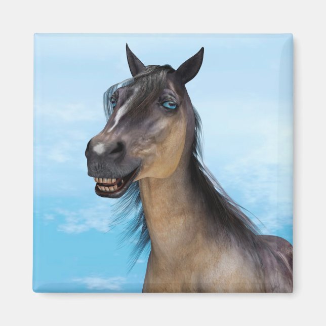 Imã Cavalo Sorridente (Frente)