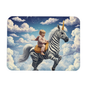 Ímã Cavalo Unicórnio Zebra Mágico