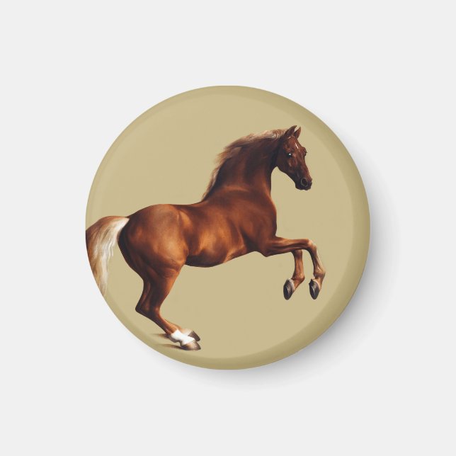 Imã Cavalo Whistlejacket por George Stubbs (Frente)