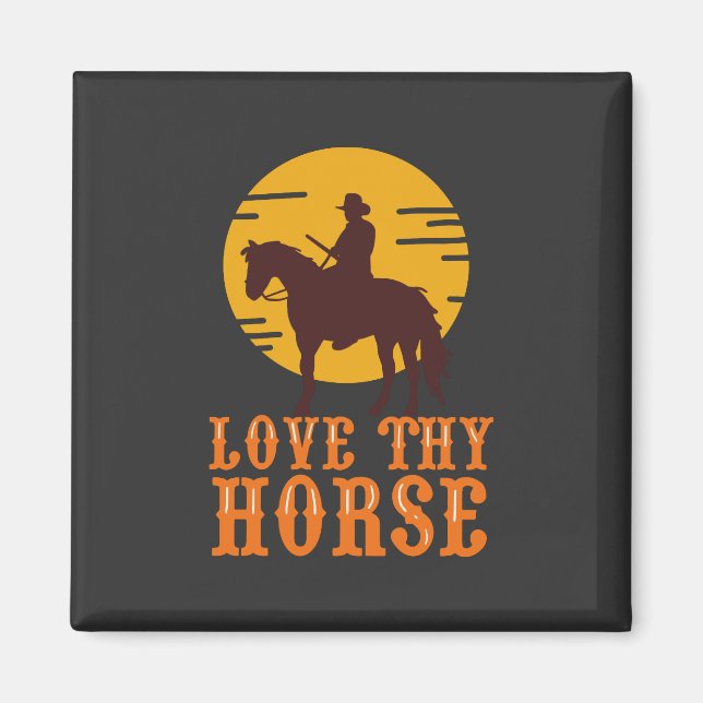 Imã Cavalos - Ama o Teu Cavalo (Frente)