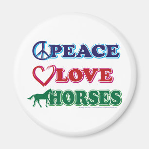 Imã Cavalos de Amor-Paz