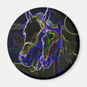 Imã Cavalos de Blacklight