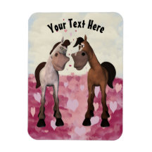 Cavalos de desenho personalizáveis