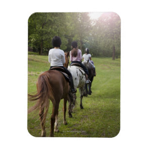 Ímã Cavalos de equitação das meninas