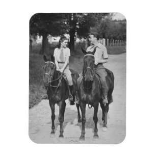 Ímã Cavalos de equitação do casal