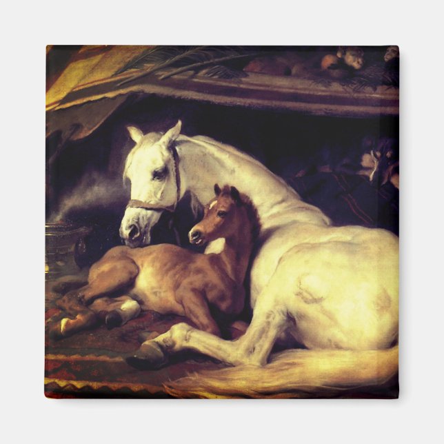 Imã Cavalos de Landseer (Frente)
