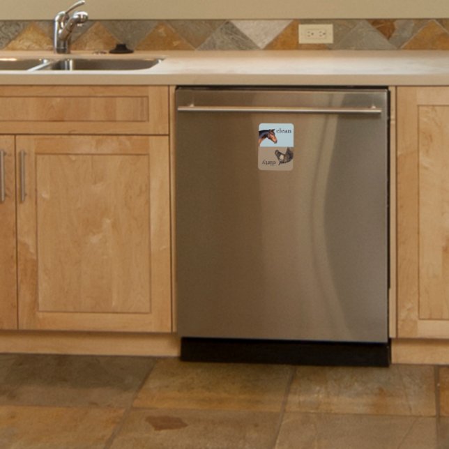 Ímã Cavalos de Magneta de lavadora suja e limpa (Criador carregado)