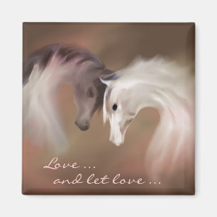 Imã "Cavalos de vidro, amor…" Ímã do ~