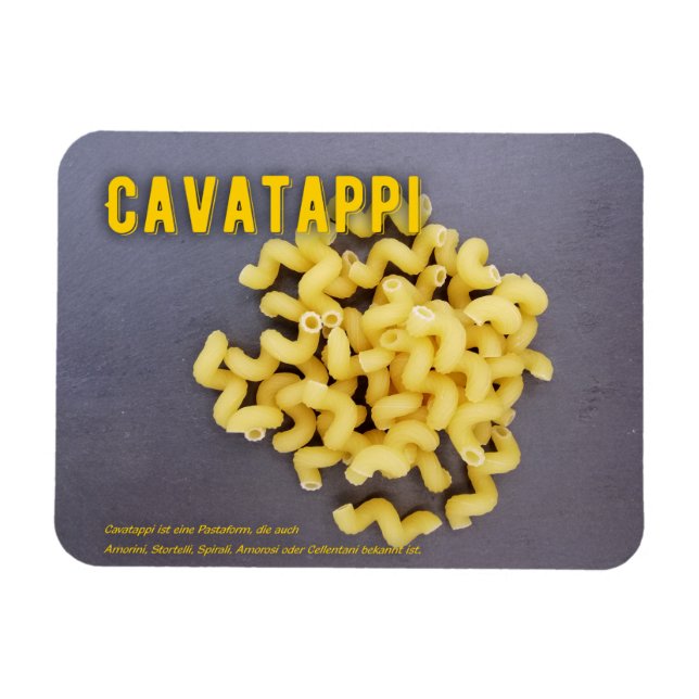 Ímã Cavatappi Italienisches Restaurante Rezept zutat (Horizontal)