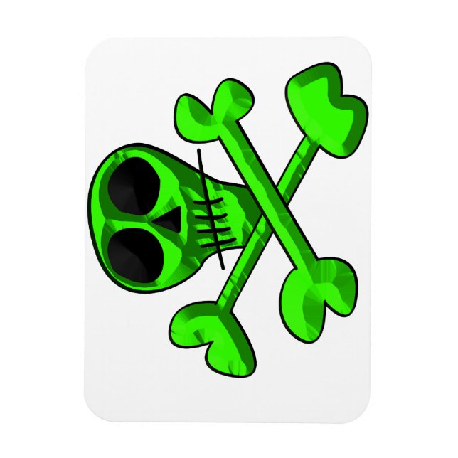 Ímã Caveira (Vertical)