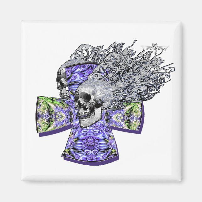 Imã Caveira 2 (Frente)