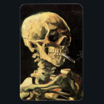 Ímã Caveira de Van Gogh com o Íman de Cigarro queimado<br><div class="desc">O crânio de Van Gogh com o íman de Cigarro queimado. Pintura a óleo na canvas de 1885. Crânio com cigarro de queimar revela tanto o senso de humor de van Gogh quanto o senso de macabro. Algo estranho em sua reconhecida obra, o trabalho cresceu em popularidade nas últimas décadas....</div>
