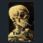 Ímã Caveira de Van Gogh com o Íman de Cigarro queimado<br><div class="desc">O crânio de Van Gogh com o íman de Cigarro queimado. Pintura a óleo na canvas de 1885. Crânio com cigarro de queimar revela tanto o senso de humor de van Gogh quanto o senso de macabro. Algo estranho em sua reconhecida obra, o trabalho cresceu em popularidade nas últimas décadas....</div>