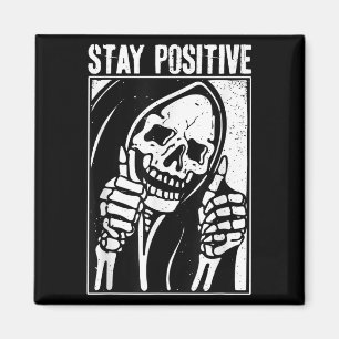 Imã Caveira Engraçada Mantenha O Esqueleto Positivo Do