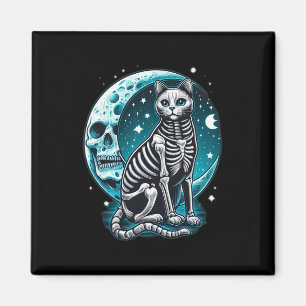 Imã Caveira - Ideia de fantasia de Halloween do esquel