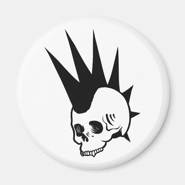 Imã Caveira sem Gaivota Personalizável (Frente)
