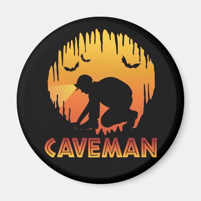 Imã Caveman - Espeleologia Engraçada (Frente)