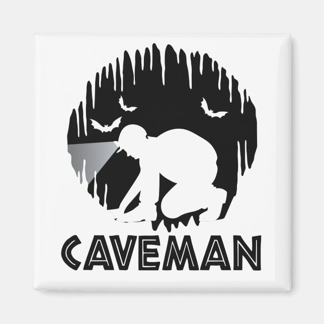 Imã Caveman - Espelhamento Engraçado (Frente)