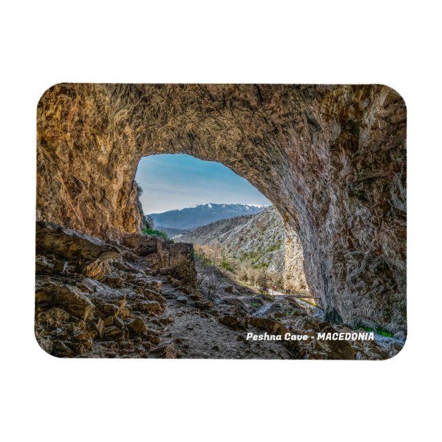 Ímã Caverna de Peshna - Magnet da MACEDÔNIA (Horizontal)