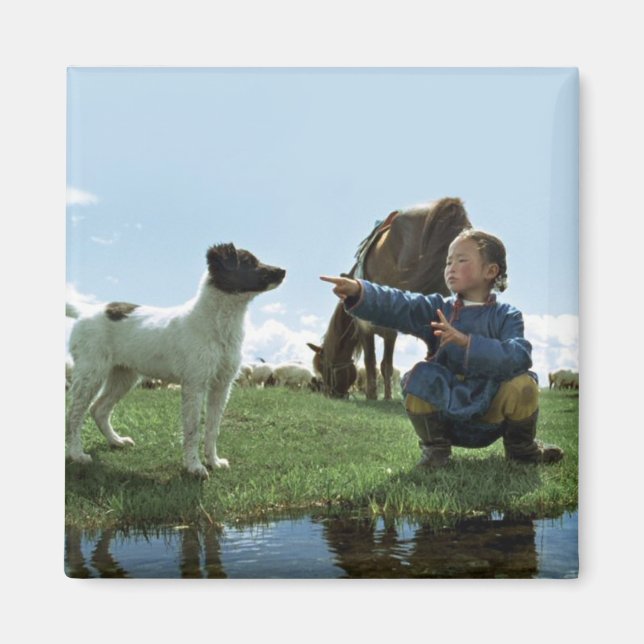 Imã Caverna do cachorro amarelo (Frente)