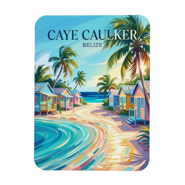 Ímã Caye Caulker Belize (Vertical)