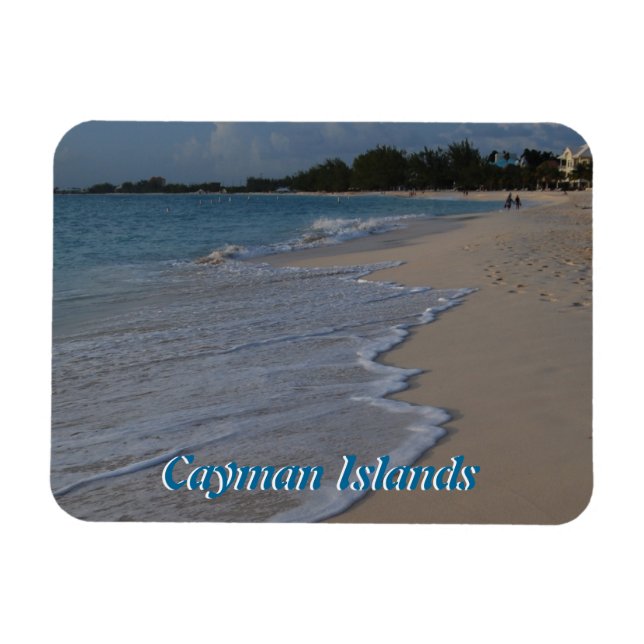 Ímã Cayman Islands Seven Mile Beach (Horizontal)