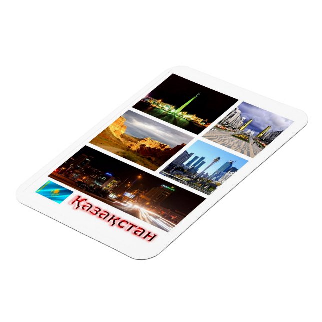 Ímã Cazaquistão - Mosaico - Magnet (Left Side)