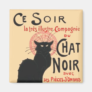 Imã Ce Soir Le Chat Noir, Théophile Steinlen