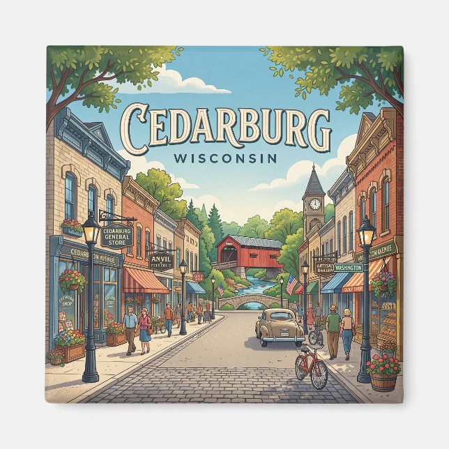 Imã Cedarburg, Wisconsin EUA (Frente)