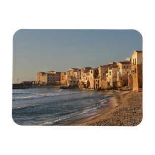 Ímã Cefalu, cidade do beira-mar em Sicília