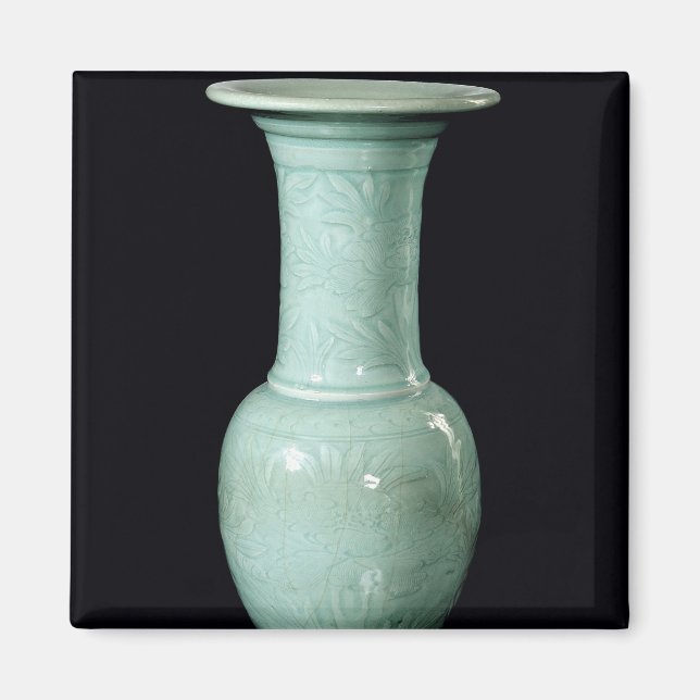 Imã Celadon glaza vase, Dinastia Yuan (Frente)