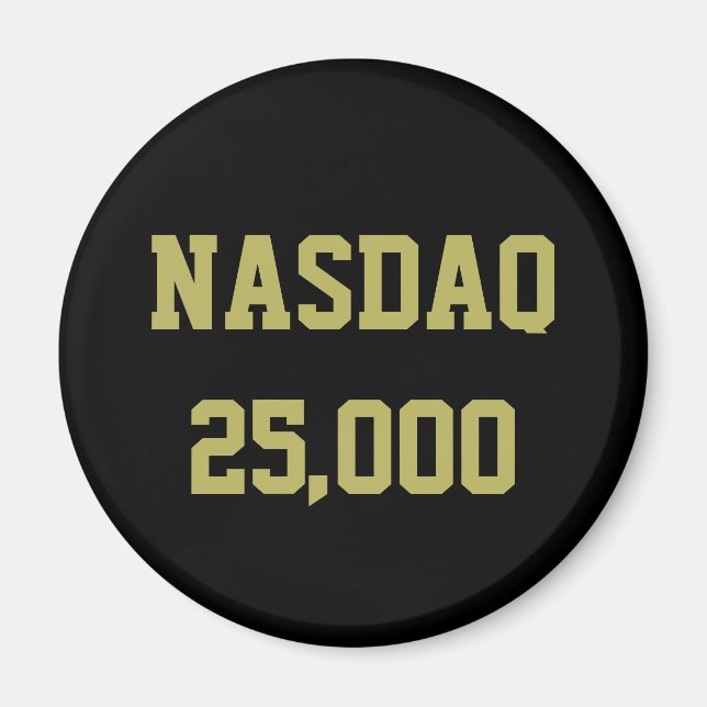 Imã Celebração das 25000 ações da NASDAQ (Frente)