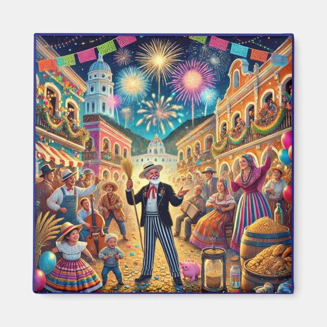 Imã Celebração de Ano Novo El Año Viejo (Frente)