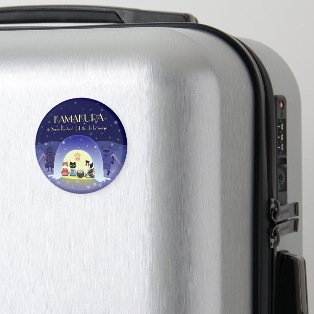 Imã Celebração de Neve de Edo-Neko (In Situ (Luggage))