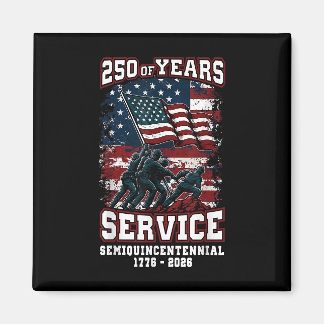 Imã Celebração do 250º Aniversário Americano 250 Anos  (Frente)