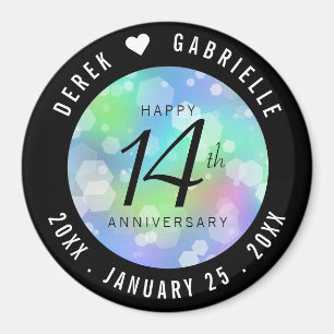 Imã Celebração do Aniversário de Casamento de Opal 