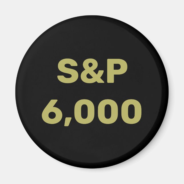 Imã Celebração do Índice de Bolsas de Nível S&P 6.000 (Frente)